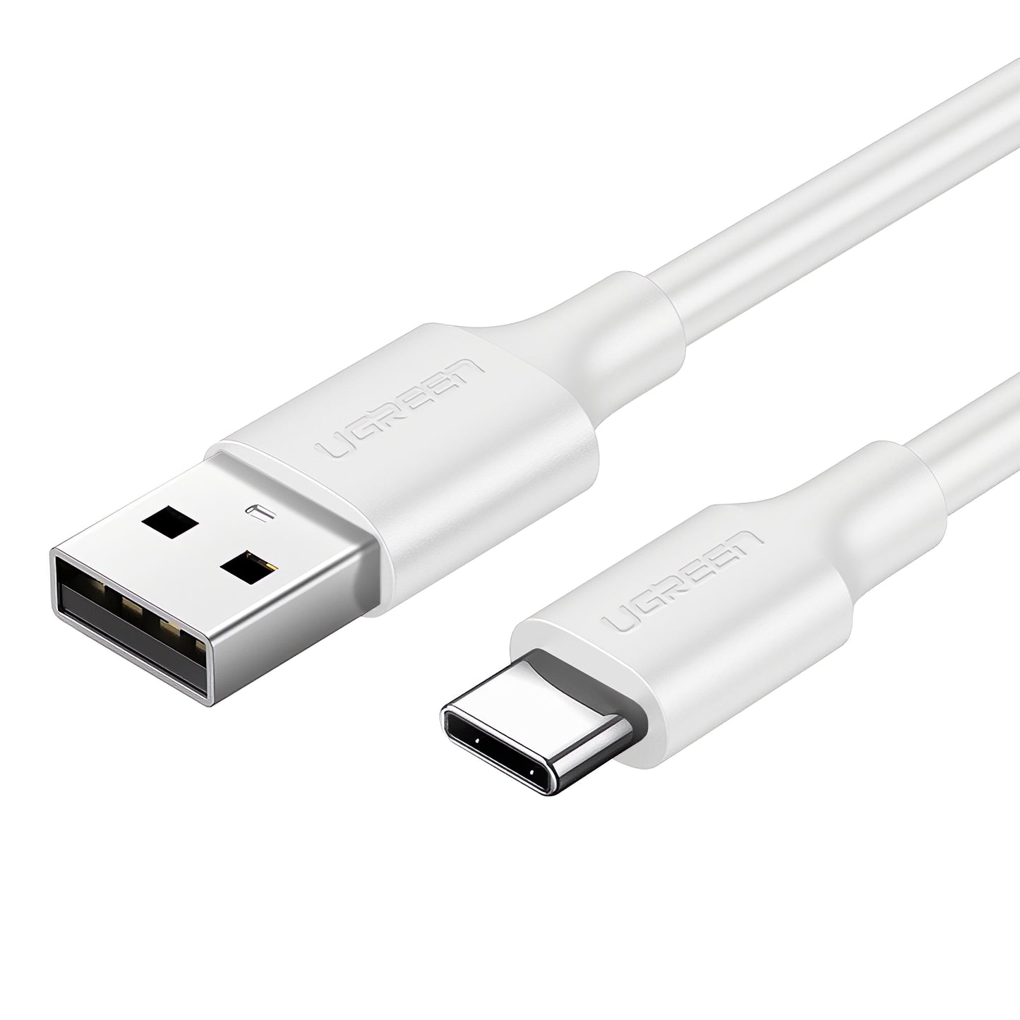 USB-A - USB-C Daten- und Ladekabel UGREEN US287, 18W, 1,5m, Weiß