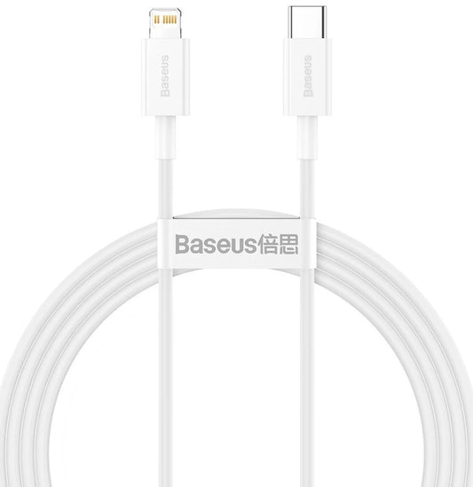 Daten- und Ladekabel USB-C – Lightning Baseus Superior Series, 20 W, 1,5 m, Weiß CATLYS-B02