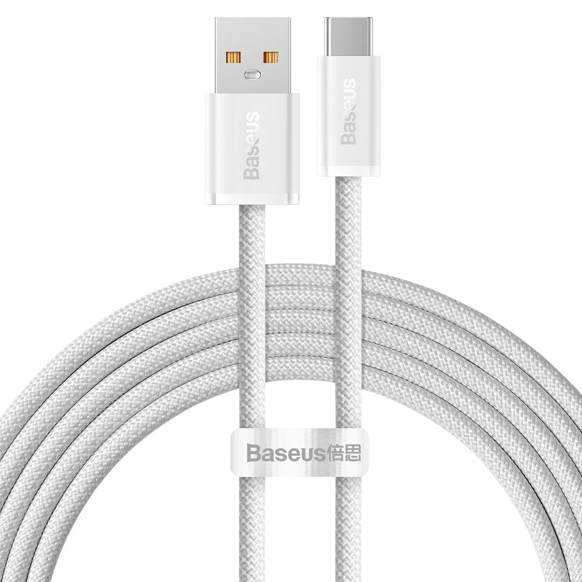 Daten- und Ladekabel USB-A - USB-C Baseus Dynamic Series, 100 W, 2 m, Weiß CALD000702