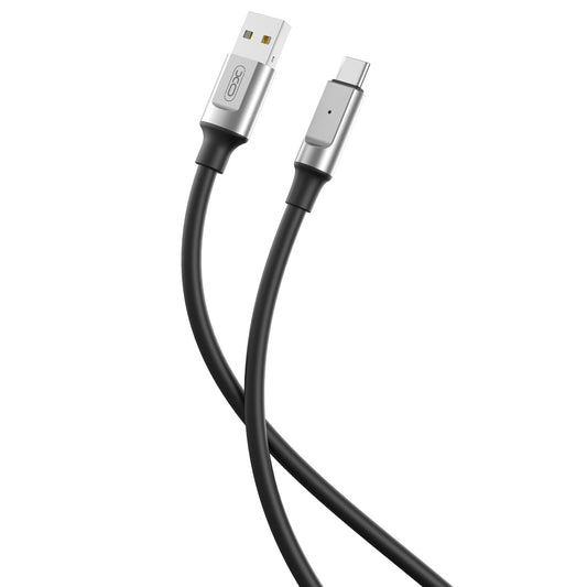USB-A to USB-C Data and Charging Cable XO Design NB251, 18W, 1m, Black
