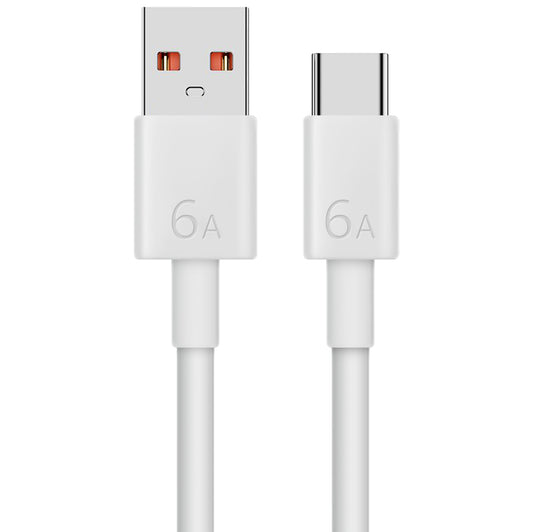 Daten- und Ladekabel USB-A - USB-C Huawei, 66W, 1m, Weiß 04072004