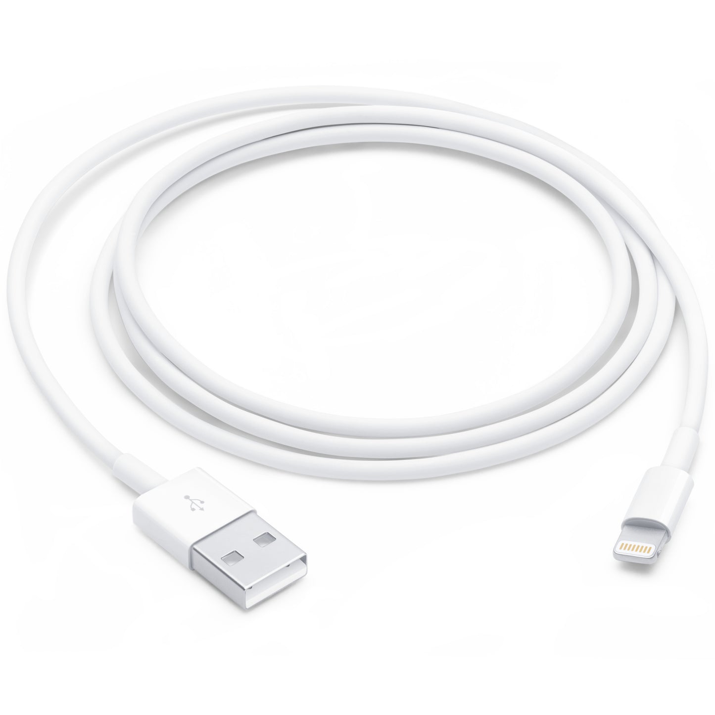 USB-A - Lightning Lade- und Datenkabel Apple A1480, 18W, 1m, Weiß MUQW3ZM/A