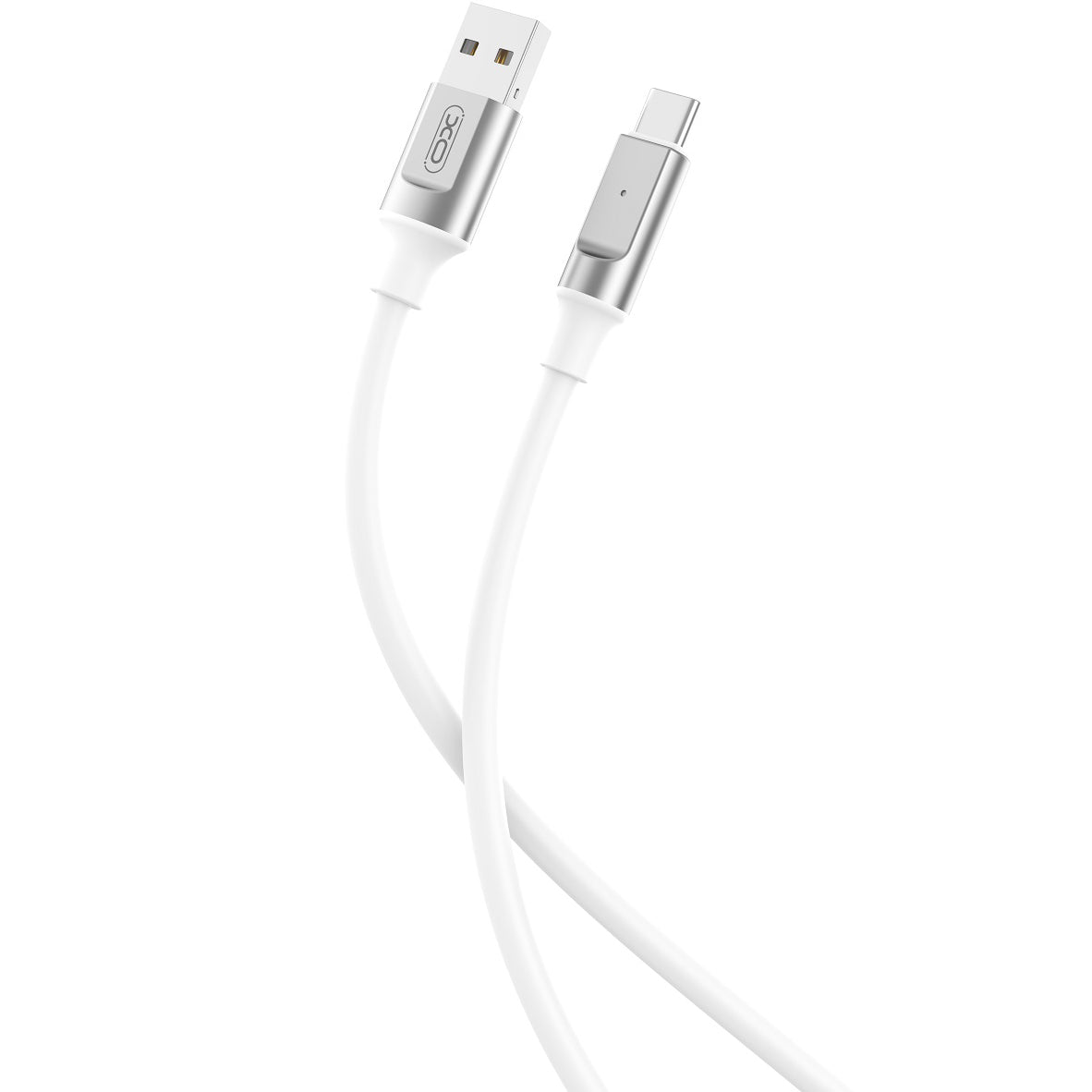 USB-A - USB-C Daten- und Ladekabel XO Design NB251, 18W, 1m, Weiß