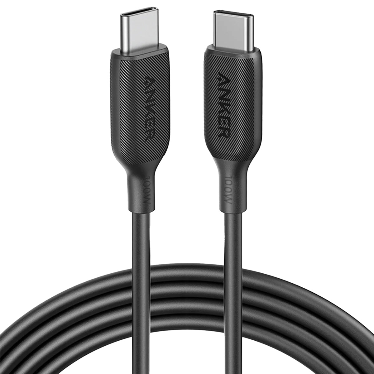 Daten- und Ladekabel USB-C - USB-C Anker 543, 100 W, 1,8 m, Schwarz A80E2G11