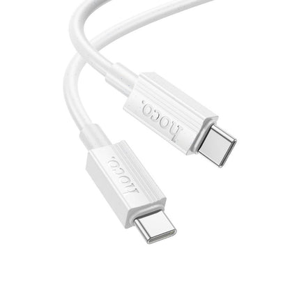 USB-C Daten- und Ladekabel - USB-C HOCO X107, 60W, 1m, Weiß