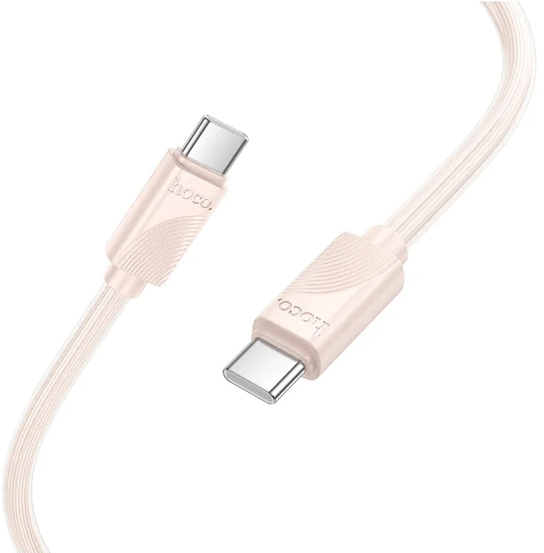 USB-C Data and Charging Cable - USB-C HOCO X114, 60W, 1m, Pink