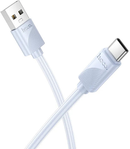 USB-A to USB-C Data and Charging Cable HOCO X114, 18W, 1m, Blue