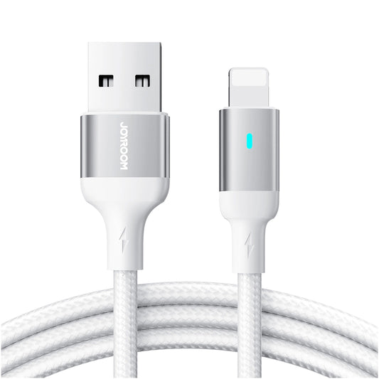 USB-A - Lightning Lade- und Datenkabel Joyroom A10, 18W, 1,2m, Weiß