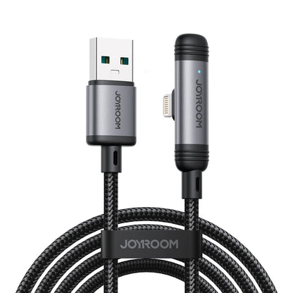 Daten- und Ladekabel USB-A - USB-C Joyroom S-A56 EnjoyX Angled, 20W, 1.2m, Schwarz