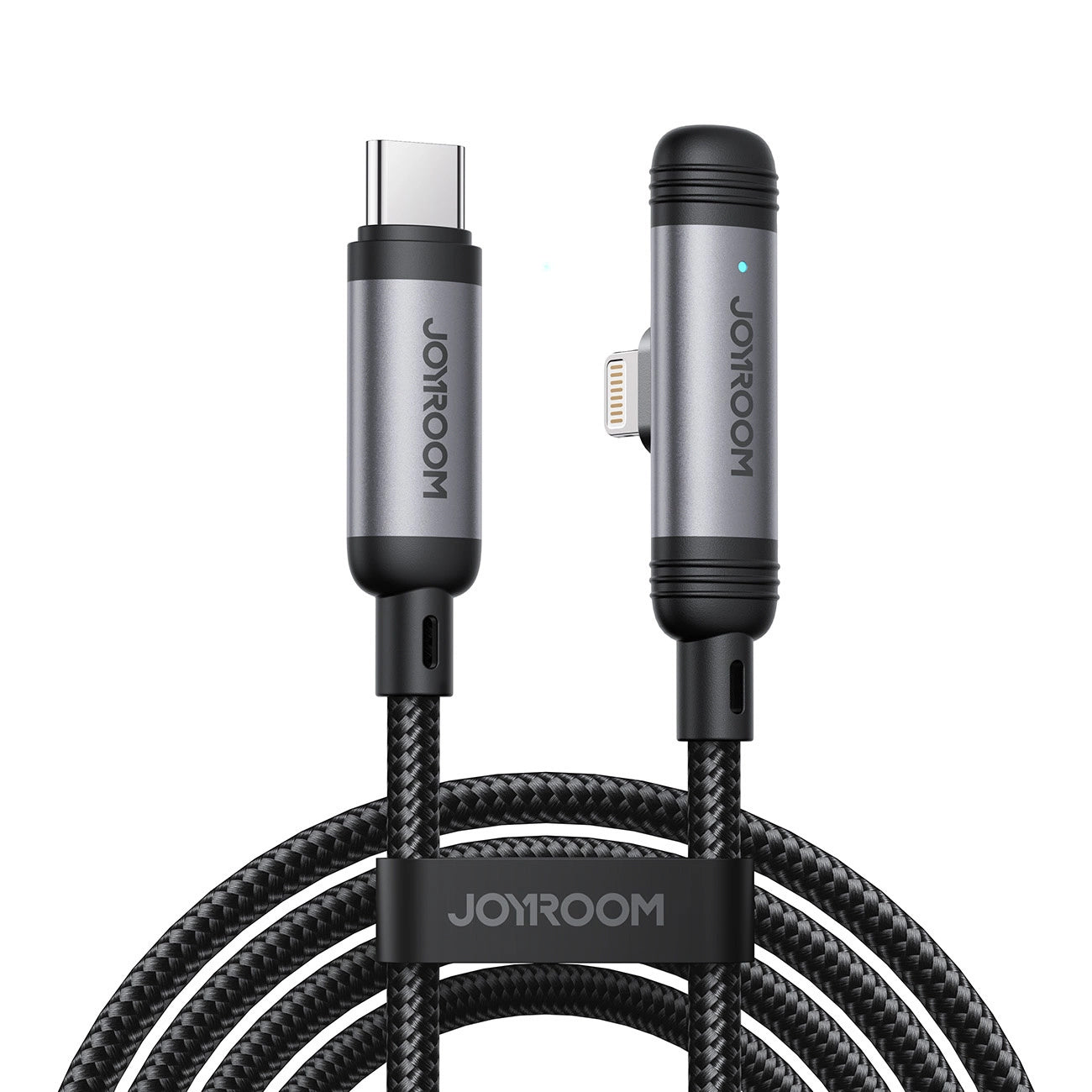 Daten- und Ladekabel USB-C - Lightning Joyroom S-A56 EnjoyX Angled, 30W, 1.2m, Schwarz