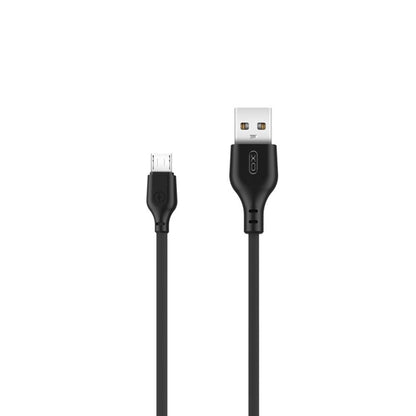 USB-A - microUSB Lade- und Datenkabel XO Design NB103, 18W, 1m, Schwarz