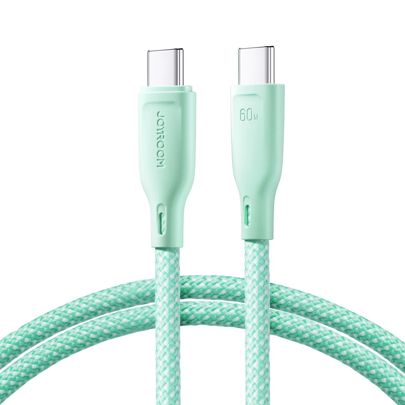 USB-C Data and Charging Cable - USB-C Joyroom S-A34, 60W, 1m, Green