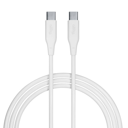 USB-C Daten- und Ladekabel - USB-C Allity. AUC-02, 100W, 2m, Weiß