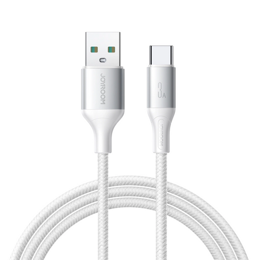 Daten- und Ladekabel USB-A - USB-C Joyroom S-A28 Flash, 18W, 1m, Weiß