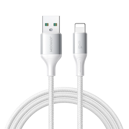USB-A - Lightning Lade- und Datenkabel Joyroom S-A28 Flash, 18W, 1m, Weiß