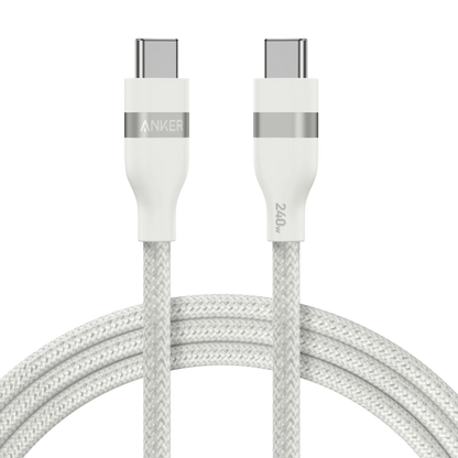 USB-C Daten- und Ladekabel - USB-C Anker, 240W, 1.8m, Weiß A82E2H22