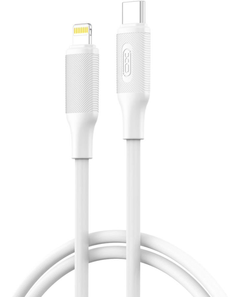 USB-C - Lightning Daten- und Ladekabel XO Design NB-Q265A, 27W, 1m, Weiß