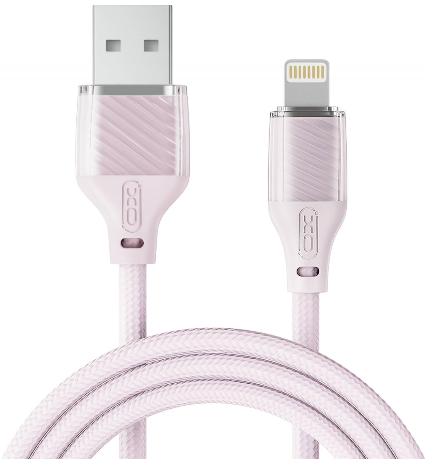 USB-A - Lightning Daten- und Ladekabel XO Design NB291, 18W, 1m, Rosa