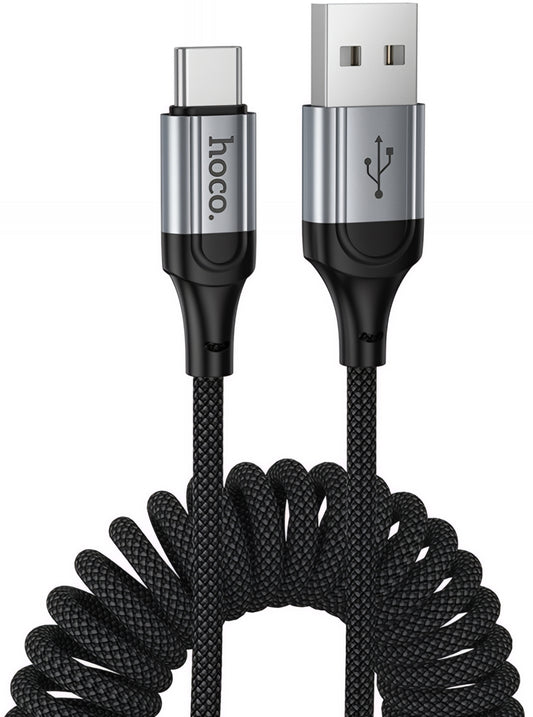 Daten- und Ladekabel USB-A - USB-C HOCO X121, 18W, 1.5m, Schwarz