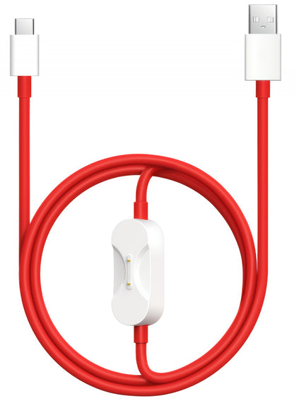 Daten- und Ladekabel USB-A - USB-C / Pogo Pin OnePlus DL162, 80W, 1.2m, Rot 5461100665