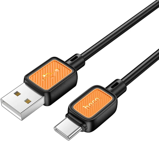 Daten- und Ladekabel USB-A - USB-C HOCO X108, 18W, 1m, Schwarz