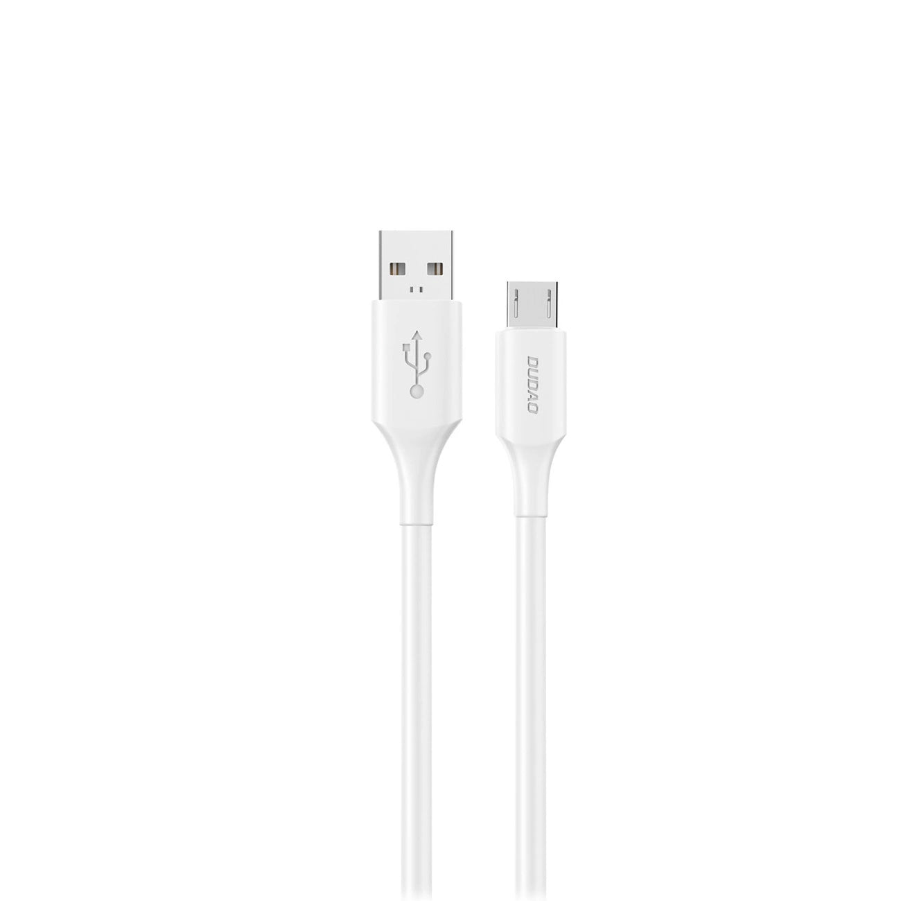 Daten- und Ladekabel USB-A - microUSB Dudao L2SM, 18W, 1,2m, Weiß
