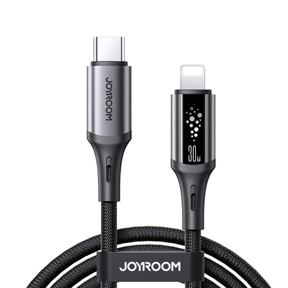 USB-C to Lightning Data and Charging Cable Joyroom S-A60 StarTalk, 30W, 1.2m, Black