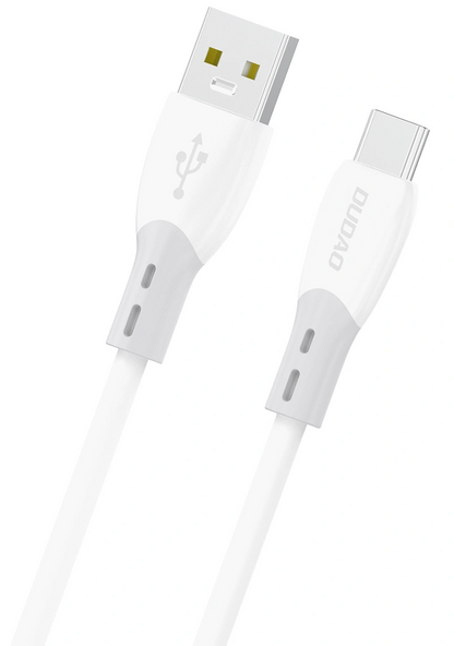Daten- und Ladekabel USB-A - USB-C Dudao L25ST, 100W, 1m, Weiß