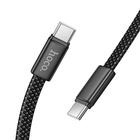 USB-C Daten- und Ladekabel - USB-C HOCO X125, 60W, 1m, Schwarz
