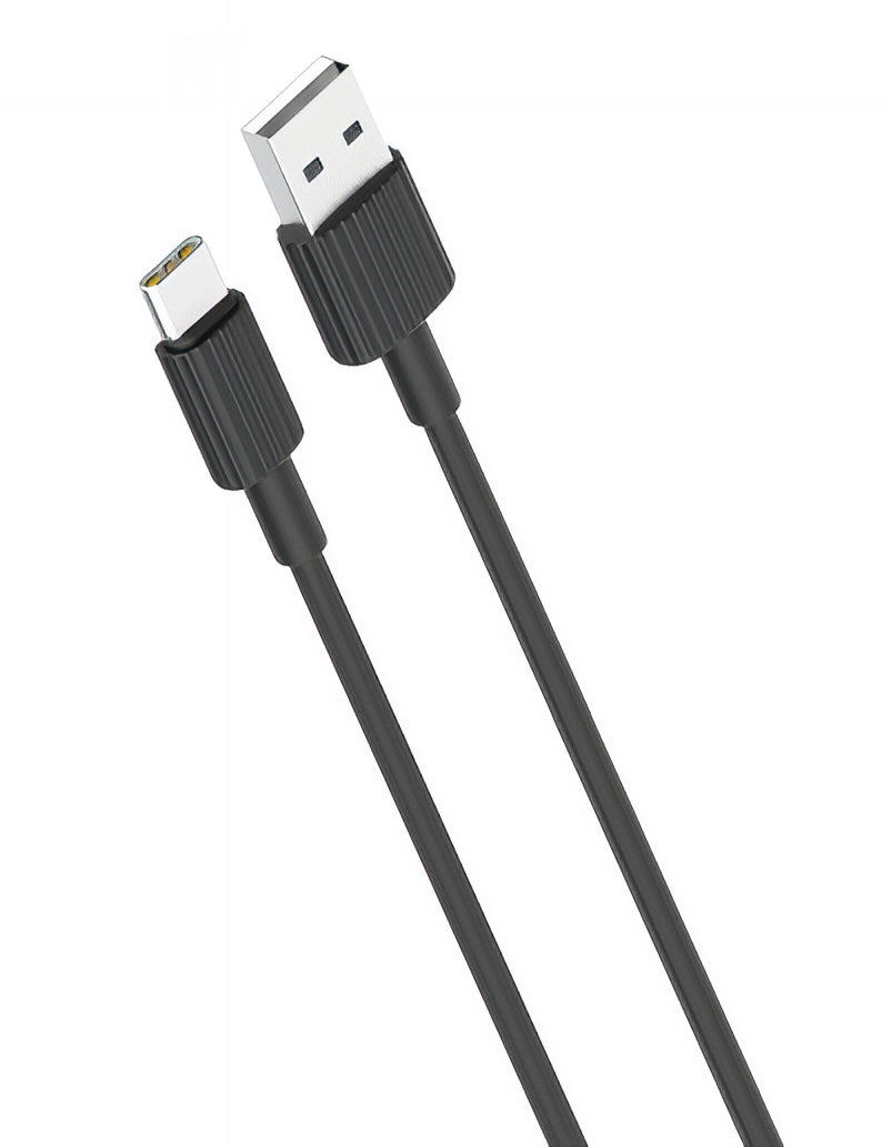 Daten- und Ladekabel USB-A - USB-C XO Design NB156, 18W, 1m, Schwarz