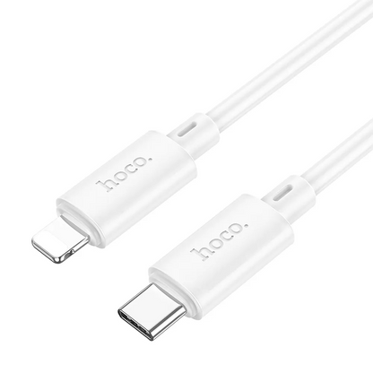 Daten- und Ladekabel USB-C - Lightning HOCO X88, 20W, 1m, Weiß