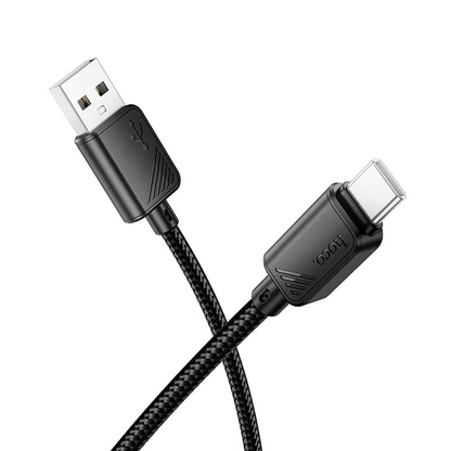 Daten- und Ladekabel USB-A - USB-C HOCO X113, 18W, 1m, Schwarz
