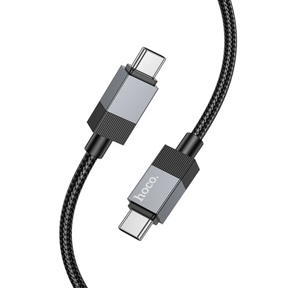 Daten- und Ladekabel USB-C - USB-C HOCO X110, 60W, 1m, Schwarz