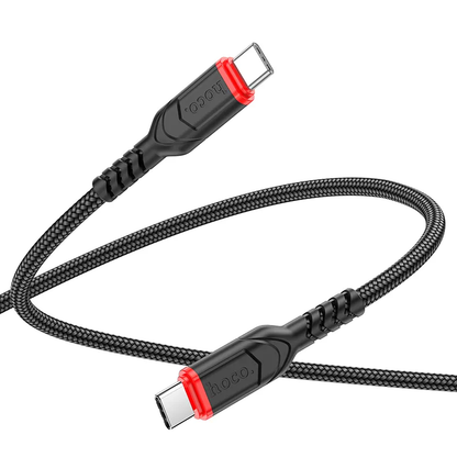 Daten- und Ladekabel USB-C - USB-C HOCO X59 Victory, 60W, 3m, Schwarz