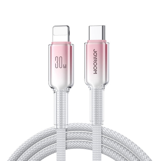 Daten- und Ladekabel USB-C - Lightning Joyroom S-A42, 30W, 1,2m, Weiß