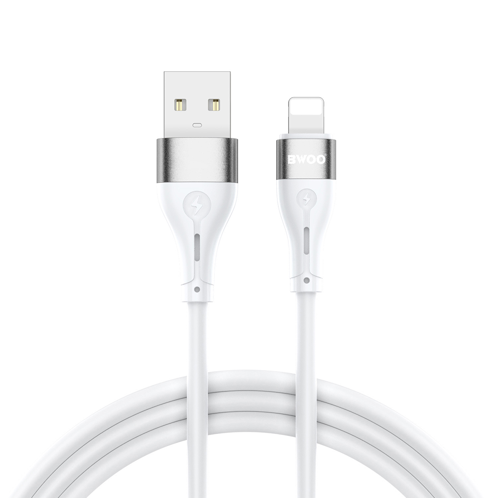 Daten- und Ladekabel USB-A - Lightning BWOO X280L, 15W, 1m, Weiß
