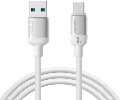 USB-A to USB-C Data and Charging Cable Joyroom S-A62 Lively, 18W, 1.2m, White