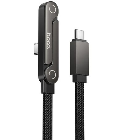 Daten- und Ladekabel USB-C - USB-C HOCO U150 Exquisite, 60W, 1,2m, Schwarz