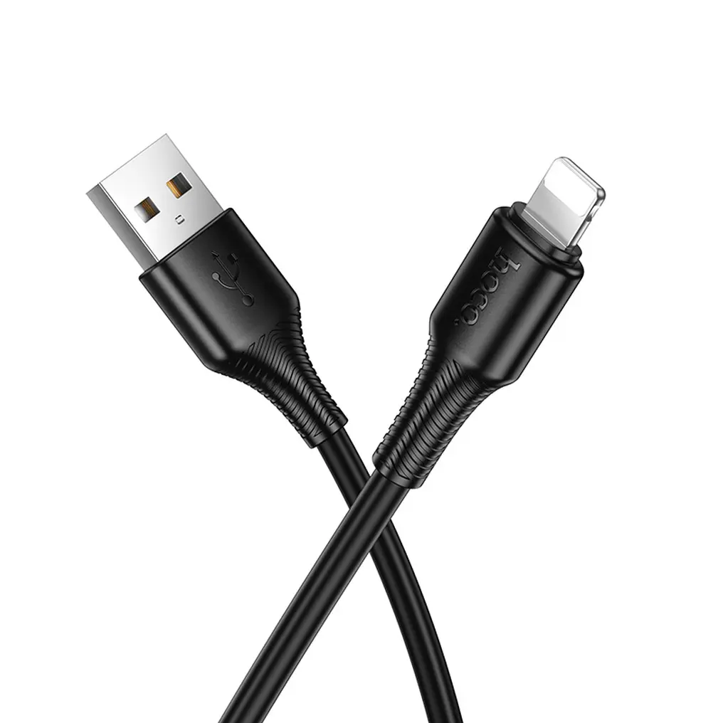 Daten- und Ladekabel USB-A - Lightning HOCO X120, 18W, 1m, Schwarz
