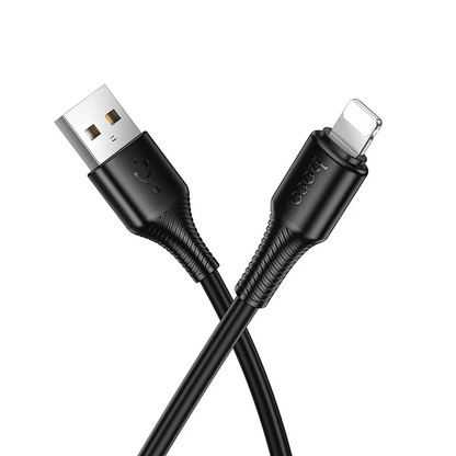 Daten- und Ladekabel USB-A - Lightning HOCO X120, 18W, 1m, Schwarz