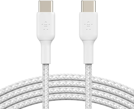 Daten- und Ladekabel USB-C - USB-C Belkin BoostCharge Pro, 60W, 2m, Weiß CAB004bt2MWH