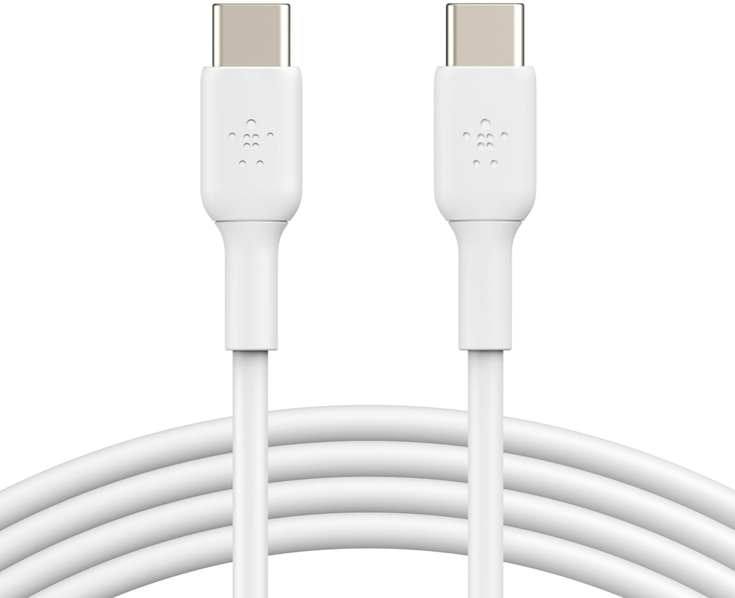 Daten- und Ladekabel USB-C - USB-C Belkin BoostCharge, 60W, 1m, 2er-Set, Weiß CAB003bt1MWH2PK