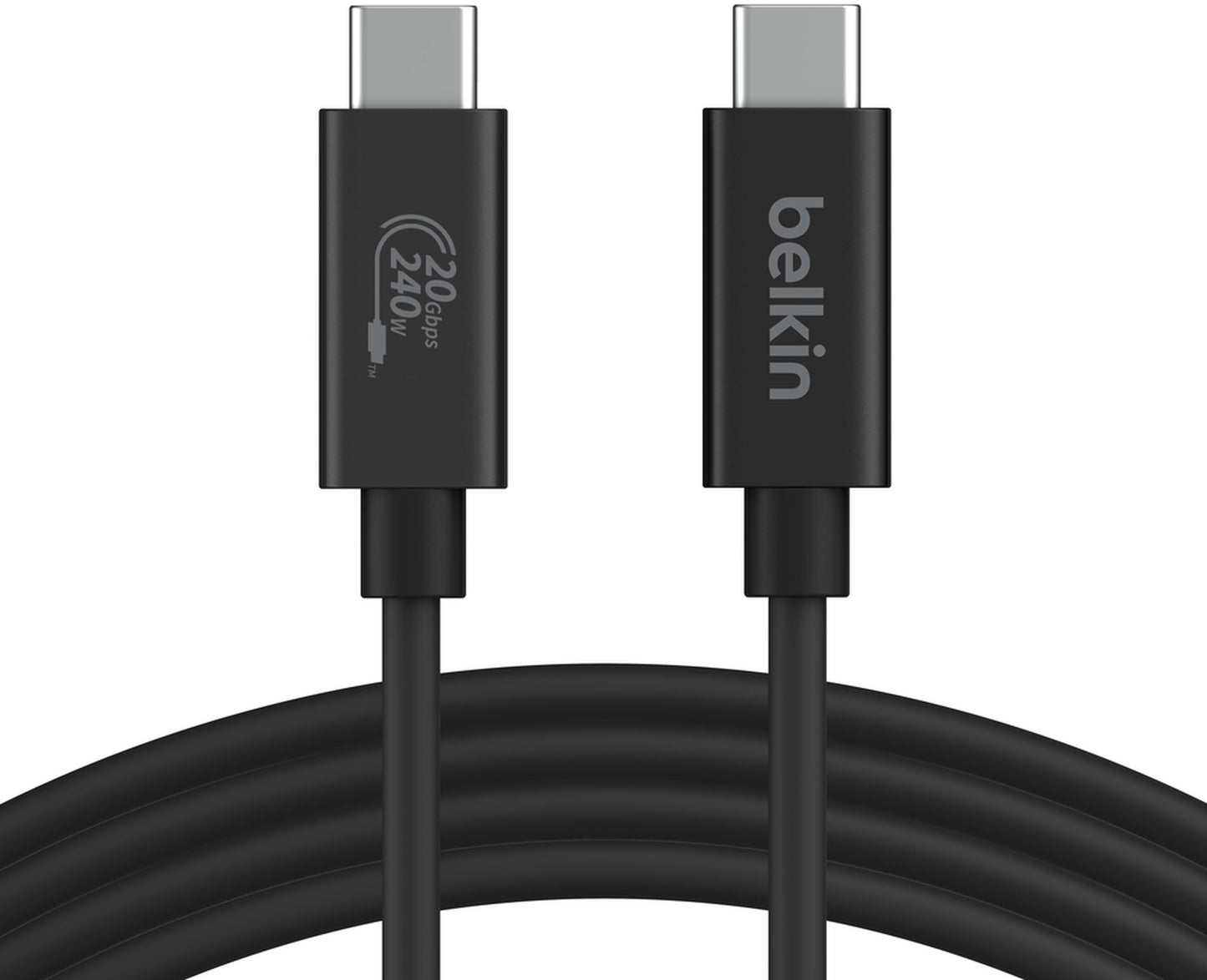 Daten- und Ladekabel USB-C - USB-C Belkin Connect, 240W, 2m, Schwarz INZ004bt2MBK