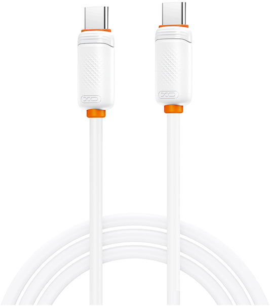 Daten- und Ladekabel USB-C - USB-C XO Design NB-Q302B, 60W, 1m, Weiß