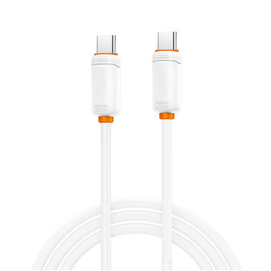 Daten- und Ladekabel USB-C - USB-C XO Design NB-Q298, 240W, 1m, Weiß
