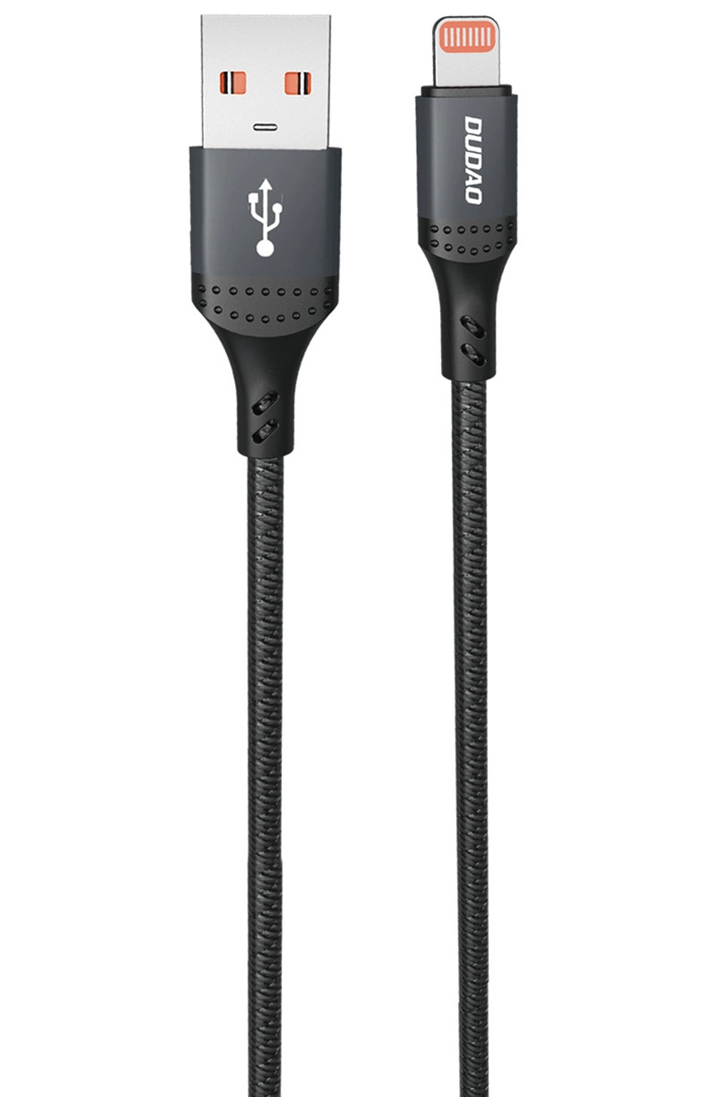Daten- und Ladekabel USB-A - Lightning Dudao L3SL, 30W, 1,2m, Schwarz