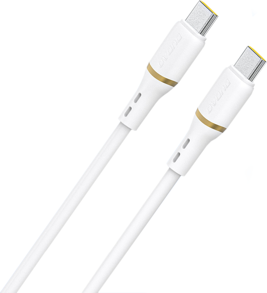 Daten- und Ladekabel USB-C - USB-C Dudao L25C, 30W, 1m, Weiß