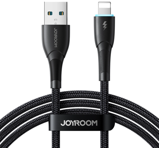 Joyroom SA32-AL3 USB-A-auf-Lightning-Daten- und Ladekabel, 18 W, 1 m, Schwarz