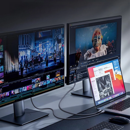 USB-C Daten- und Ladekabel - USB-C WZK WPS-UY42S, 240W, 2m, Schwarz