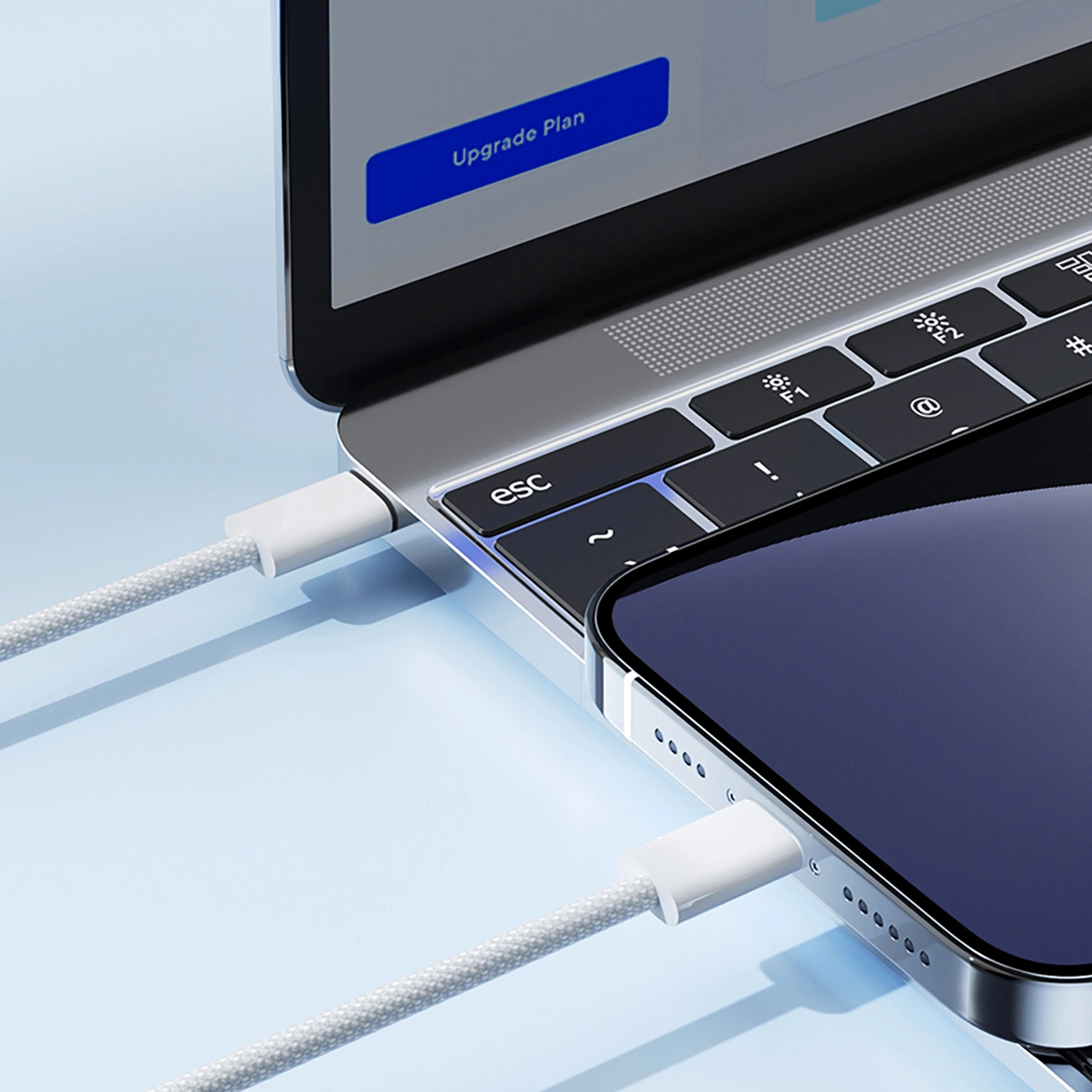 USB-C - Lightning Lade- und Datenkabel Joyroom S-A45, 30W, 1m, Weiß